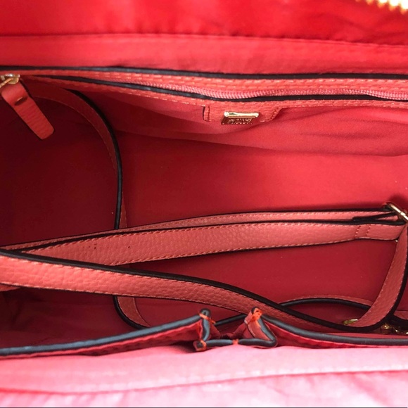 🔴SOLD🔴 NWT - Anne Klein - Coral Satchel Handbag - Picture 3 of 5